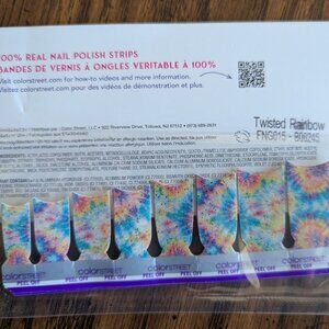 Color Street nail strips - Twisted Rainbow  2/$20  5/Free Shipping